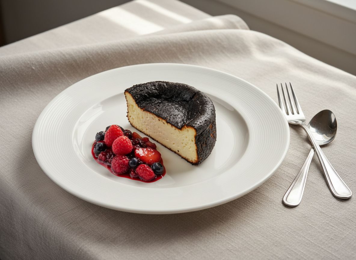 Tourteau fromager et fruits rouges
